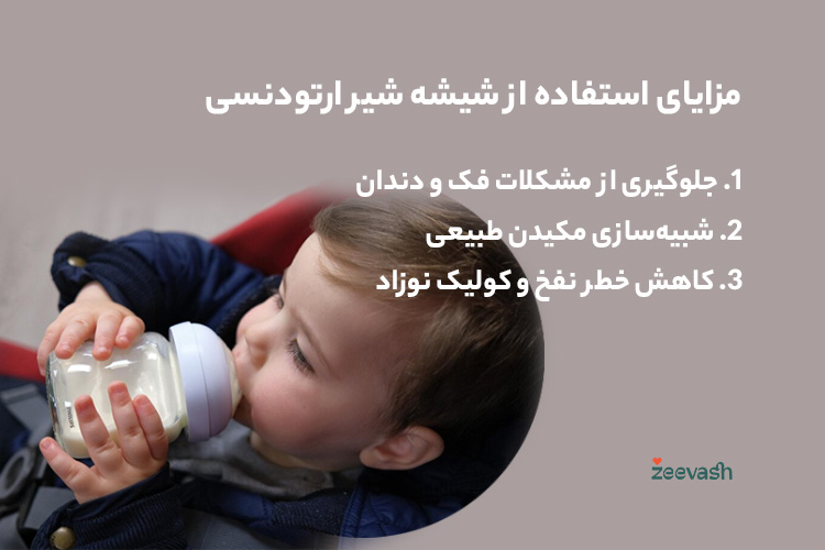 مزایای استفاده از شیشه شیر ارتودنسی